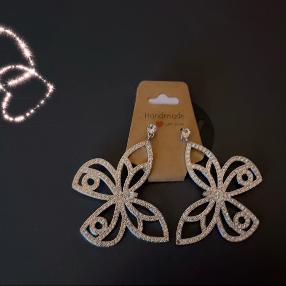 Handmade Silver Statement Earrings